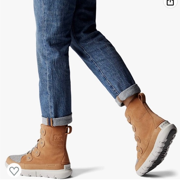 Sorel Women's Explorer II Joan Faux Fur Boot — Waterproof Suede Boots - Picture 5 of 12